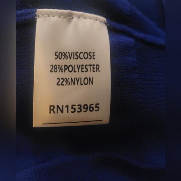 Area Stars X Bloomingdales Blue and Black Women's Cardigan. Sz M NWT - Picture 5 of 9